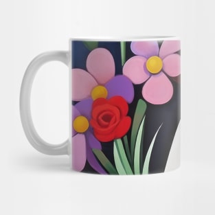 Lady With Flowers Mug